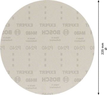 Bosch Ağ Zımpara Expert M480 Ø225 mm 400 Kum (25 Adet) Alçıpan - 2608900713