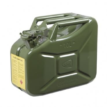 KNC Metal Yakıt Bidonu 10Lt Yeşil