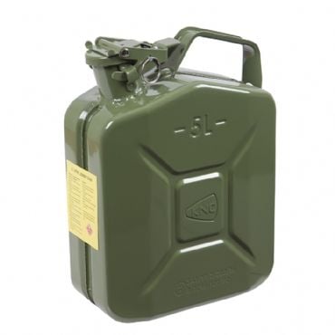 KNC Metal Yakıt Bidonu 5LT Yeşil