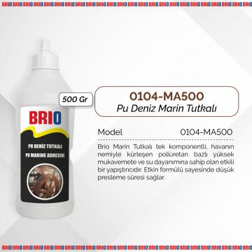 Brio Pu Deniz Marin Tutkalı 500 Gr