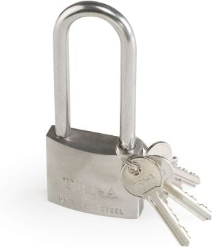 Tri-A Uzun Paslanmaz Asma Kilit 50 mm