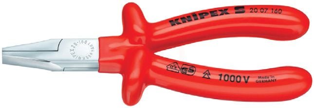 Knipex 20 07 YASSI AĞIZ KARGABURUN 160 MM - KNI2007160