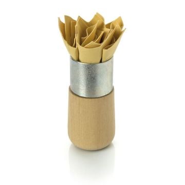 Dekor Rulo 1326 Deri Gül Efekt Damgası 15 Cm