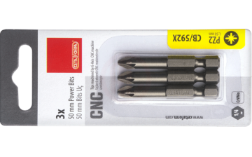 Ceta Form 3 Parça 1/4 İnç Pozidriv Bits Uç Pz1 X 50 Mm / Kartlı