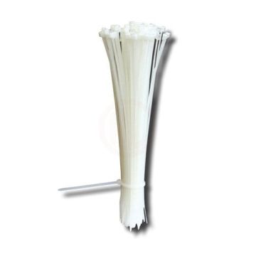 Çetsan Beyaz Kablo Bağı 4,8x380 mm (1 Pkt/100 Ad)