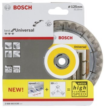 Bosch Elmas Kesme Diski Best For Universal + Metal 125x22,23 mm - 2608603630