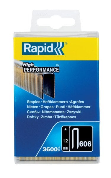 Rapid Zımba Teli 606 Serisi Galvaniz Reçine 12 mm (1 Paket/3600 Adet) - 40303093