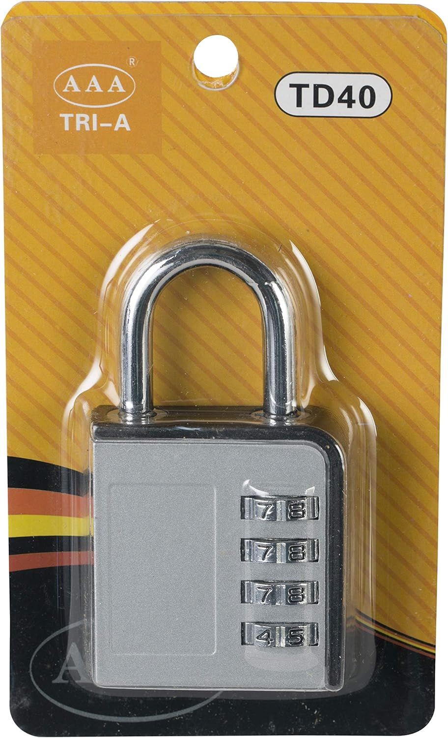 Tri-A Şifreli Asma Kilit 40 Mm Renkli (20/120)
