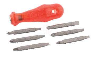 İzeltaş Tornavida Seti Değişken Bits Uçlu 7 Parça