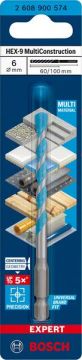 Bosch Çok Amaçlı Matkap Ucu Expert HEX-9 MC 6x100mm - 2608900574