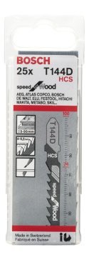 Bosch Dekupaj Testere Bıçağı Speed For Wood T 144 D 100 mm (25 Adet) - 2608633625