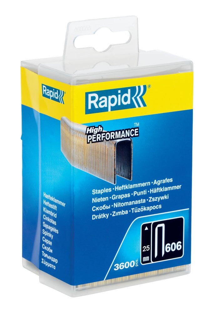 Rapid Zımba Teli 606 Serisi Galvaniz Reçine 25 mm (1 Paket/3600 Adet) - 40303095