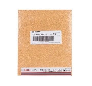 Bosch C470 Kağıt Zımpara 93 mm 6 Delik 40 Kum
