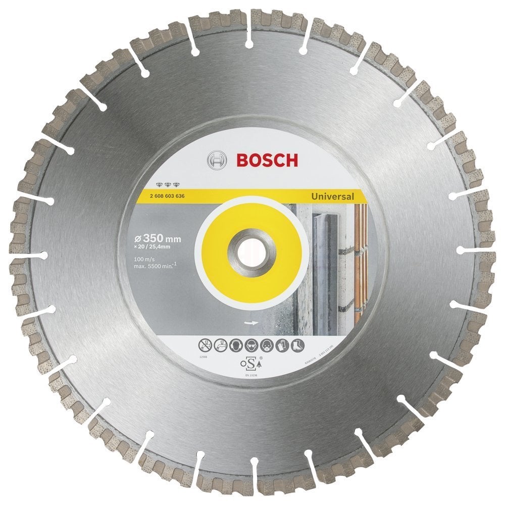 Bosch Elmas Kesme Diski Best For Universal + Metal 350x25,40/20 mm - 2608603636