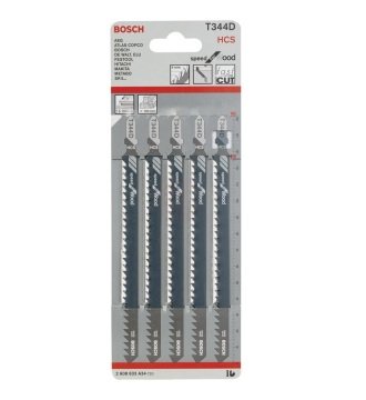 Bosch Dekupaj Testere Bıçağı Speed For Wood T 344 D 152 mm (5 Adet) - 2608633A34