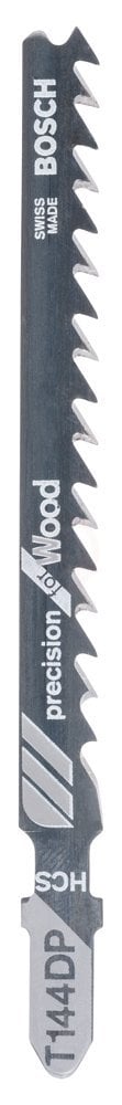 Bosch Dekupaj Testere Bıçağı Precision For Wood T144 DP 100 mm (5 Adet) - 2608633A35