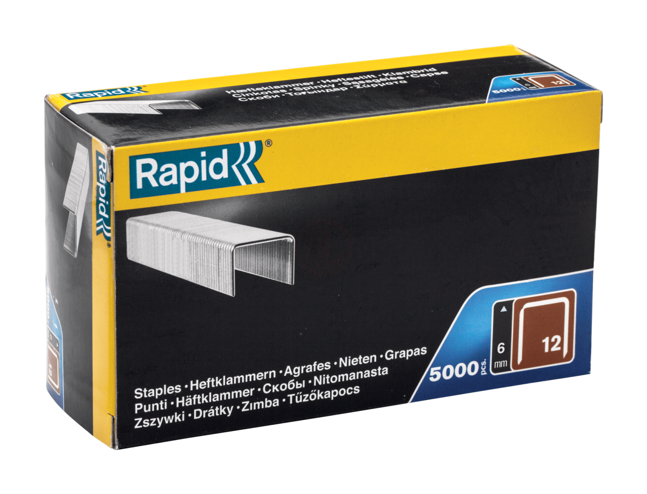 Rapid 12/6 mm Galvaniz Kaplı Zımba Teli 5000 Adet - 40100517