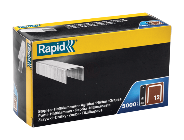 Rapid 12/6 mm Galvaniz Kaplı Zımba Teli 5000 Adet - 40100517