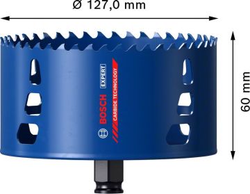 Bosch Delik Açma Testeresi Expert PC-Plus eHD 127 mm - 2608900443