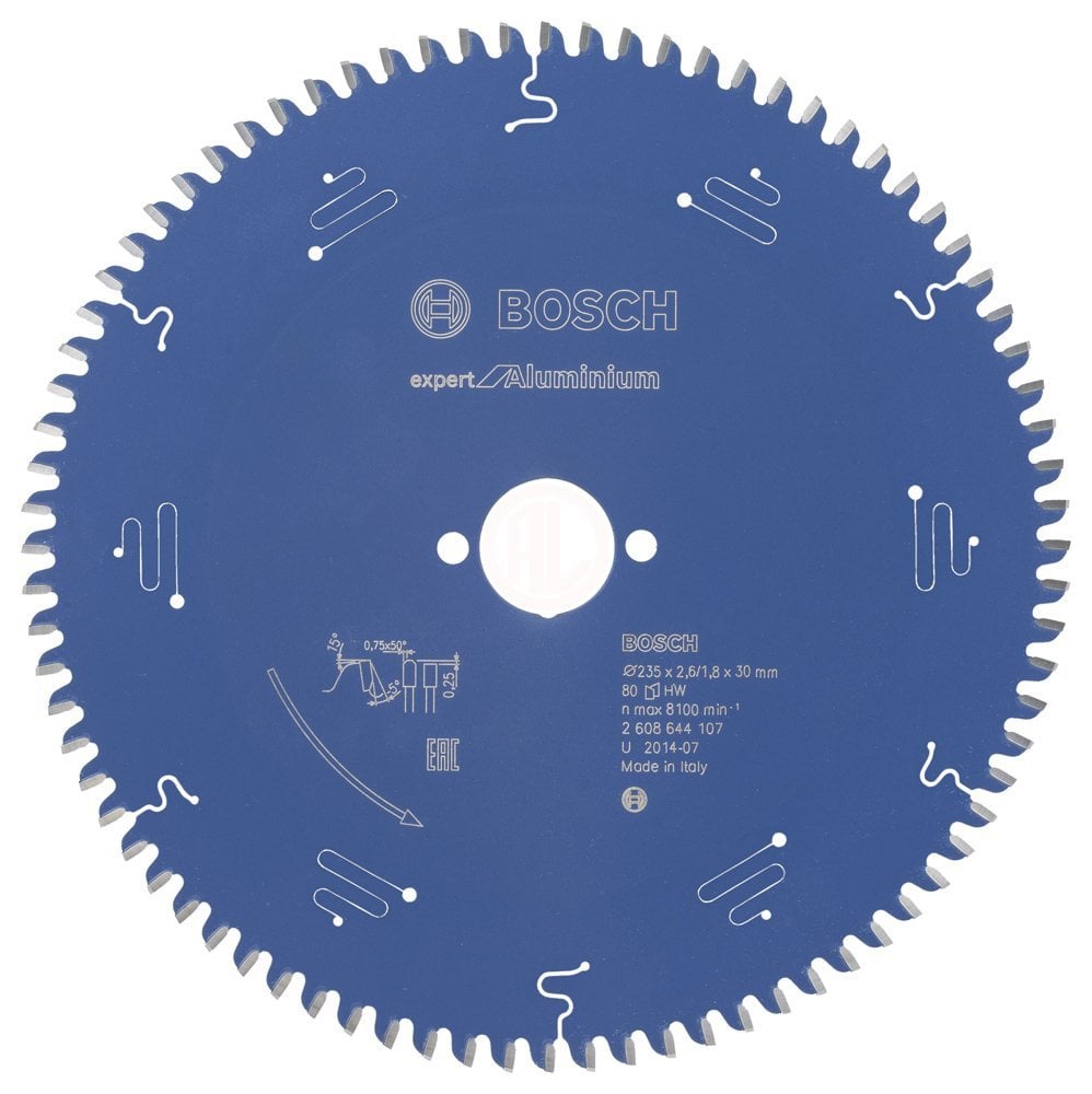 Bosch Daire Testere Bıçağı Expert For Aluminium 235x30 mm 80 Diş - 2608644107