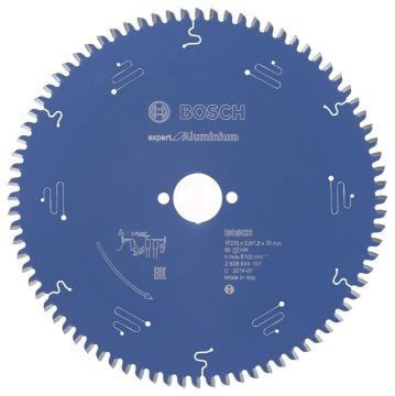 Bosch Daire Testere Bıçağı Expert For Aluminium 235x30 mm 80 Diş - 2608644107