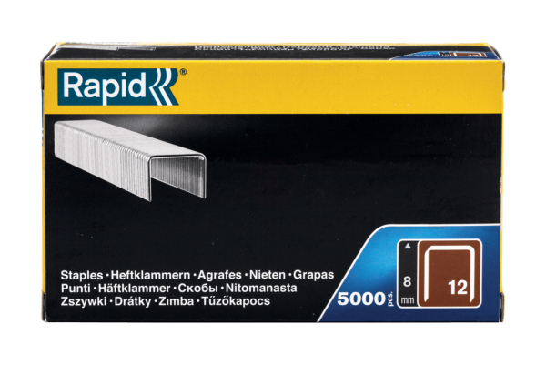 Rapid 12/8 mm Galvaniz Kaplı Zımba Teli 5000 Adet - 40100518