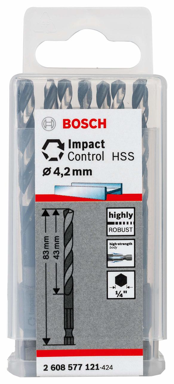 Bosch Çift Taraflı Vidalama Hss 4,2X83Mm 10 Lu Paket İmpact Control - 2608577121