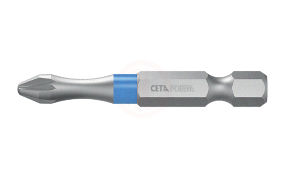Ceta Form 1/4 İnç Pozidriv Bits Uç (Renk Kodlu) Pz2X50 Mm