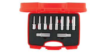 İzeltaş Altı Köşe Derin Lokma Anahtar Takımı 1/2 İnç 10 Parça