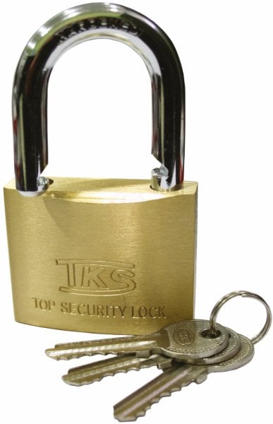 Tks SARI PİRİNÇ ASMA KİLİT 50 MM - TKS40009