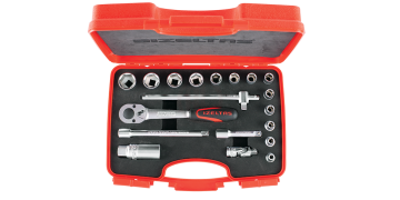 İzeltaş Altı Köşe Lokma Anahtar Takımı 3/8 İnç 19 Parça