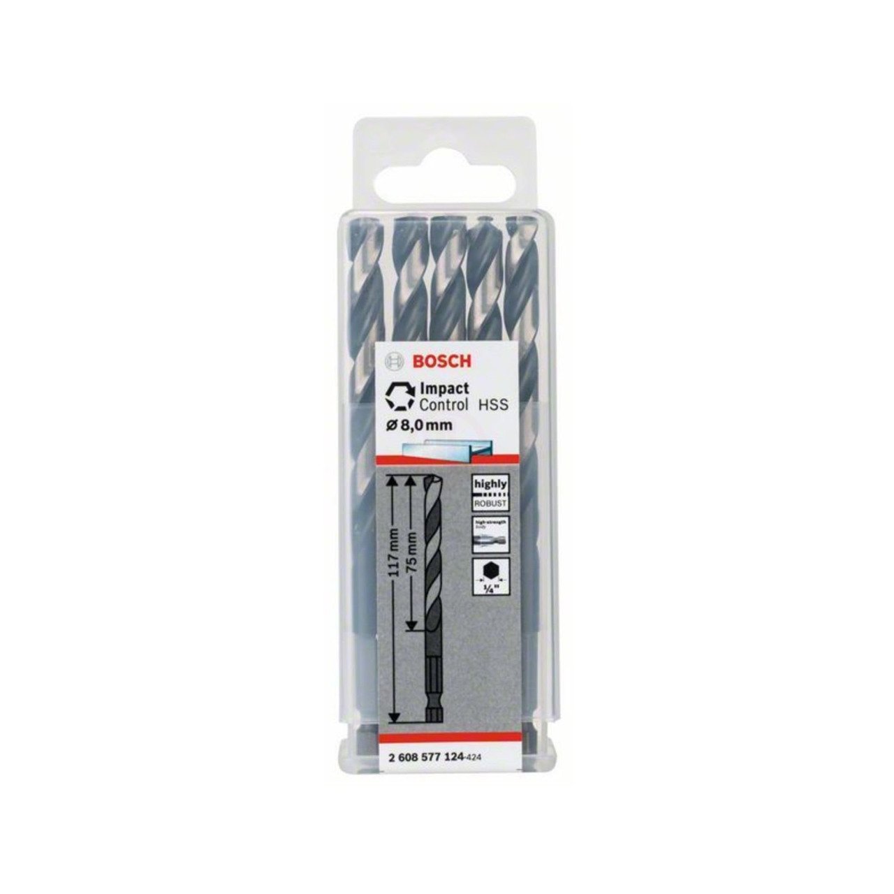 Bosch İmpact Control Çift Taraflı Vidalama Hss 8,0X117Mm - 2608577124