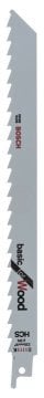Bosch Panter Testere Bıçağı Basic For Wood S 1111 K 225 mm (5 Adet) - 2608650678