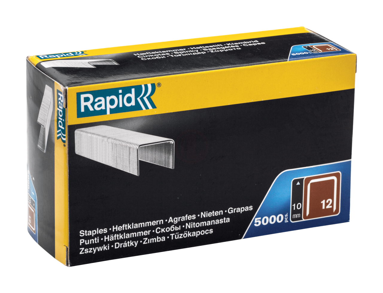 Rapid 12/10 mm Galvaniz Kaplı Zımba Teli 5000 Adet - 40100519