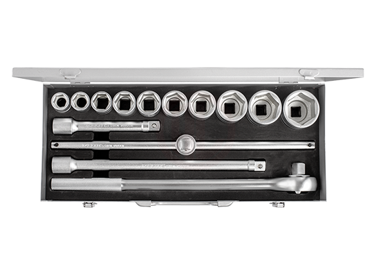 İzeltaş Altı Köşe Lokma Anahtar Takımı 3/4 İnç 14 Parça