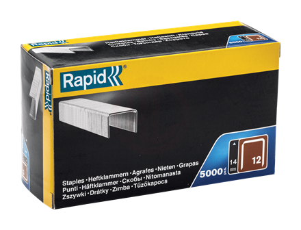 Rapid 12/14 mm Galvaniz Kaplı Zımba Teli 5000 Adet - 40100521