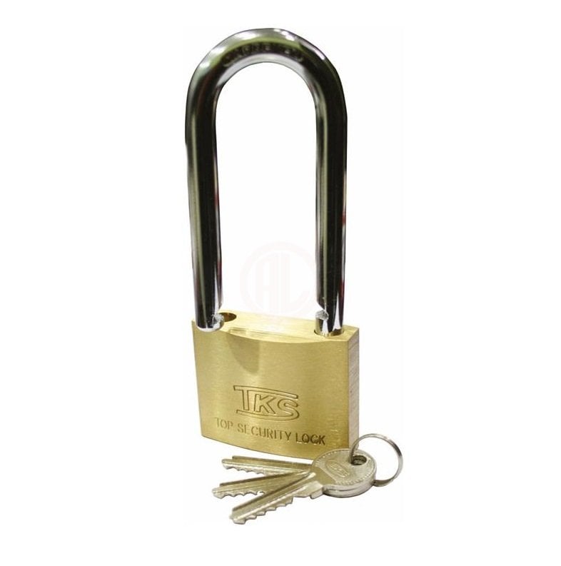 Tks SARI PİRİNÇ UZUN KANCA ASMA KİLİT 40 MM - TKS40018