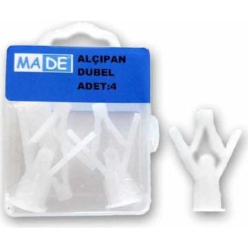 Made Alçıpan Dübel 3 mm (1 Kutu/4 Adet)