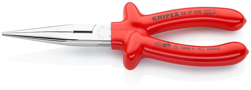 Knipex 26 17 DÜZ UZUN KARGABURUN 200 MM - KNI2617200