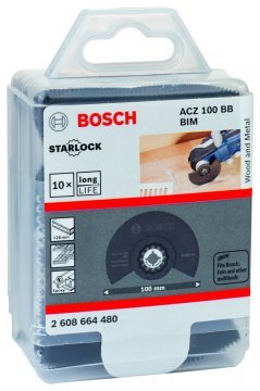 Bosch Starlock Testere Ucu Wood And Metal ACZ 100 BB 100 mm (10 Adet) - 2608664480