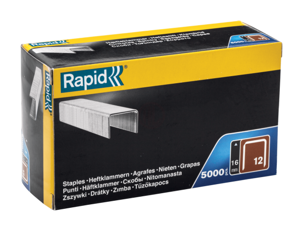 Rapid 12/16 mm Galvaniz Kaplı Zımba Teli 5000 Adet - 40100522