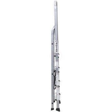 Çağsan Bergama Tablalı Alüminyum Merdiven 4+1 Basamaklı - BG4