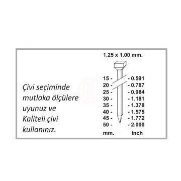 Gison Gp-F18/50 Havalı Çivi Çakma Tabancası - GPF1850