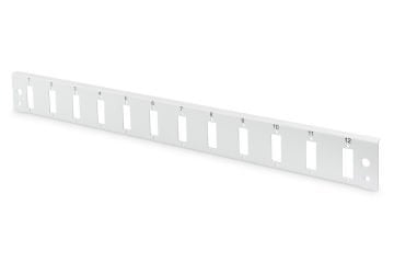 Assmann Digitus Dn-96200-Ql Sürgülü Boş Fiber Optik Sonlandırma Kutusu İçin Önpanel, Kilit Mekanizmalı, 12 X Sc Duplex Sc Simplex, E2000 Simplex Dikey, 1U, Vernikli Çelik Sac, Gri Renk (Ral 7035)