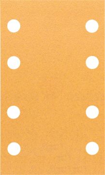 Bosch Titreşimli Zımpara Kağıdı 6 Delik 80x133 mm 120 Kum (10 Adet) - 2608607232