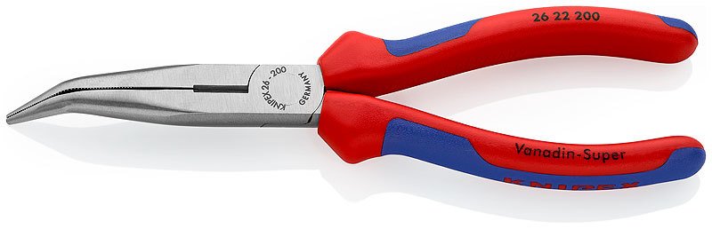 Knipex 26 22 EĞRİ UZUN KARGABURUN 200 MM - KNI2622200