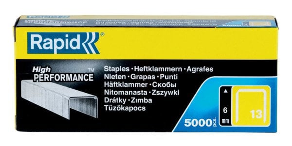 Rapid Zımba Teli 13 Serisi Galvaniz 6 mm (1 Paket/5000 Adet) - 11830700