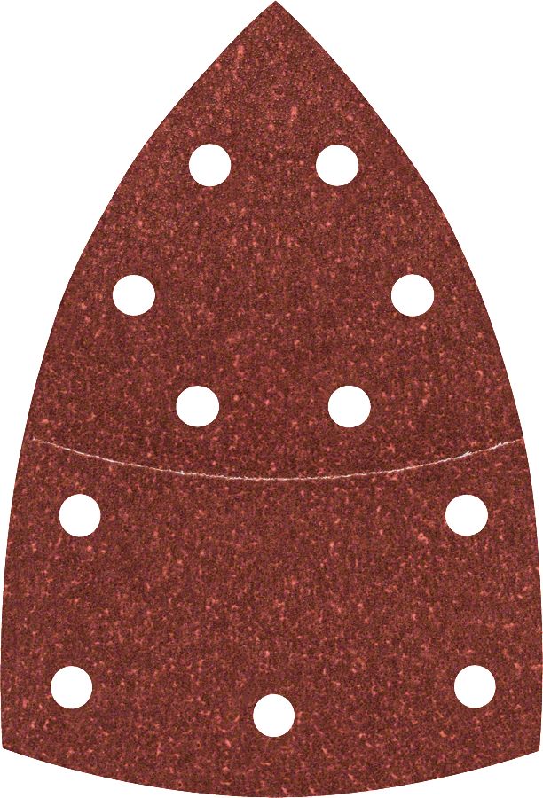 Bosch Çok Amaçlı Zımpara Kağıdı 11 Delik 102x62/93 mm 80 Kum (10 Adet) (GSS160) - 2608607408