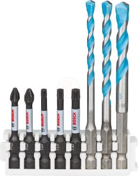 Bosch Vidalama ve Delme Ucu Impact Control Multi Construction Set (8 Parça) - 2608577144