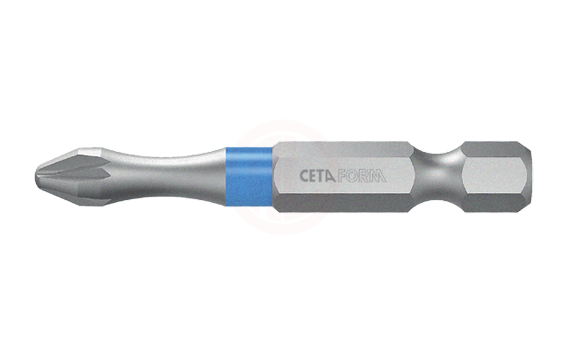 Ceta Form 1/4 İnç Pozidriv Bits Uç (Renk Kodlu) Pz3X50 Mm